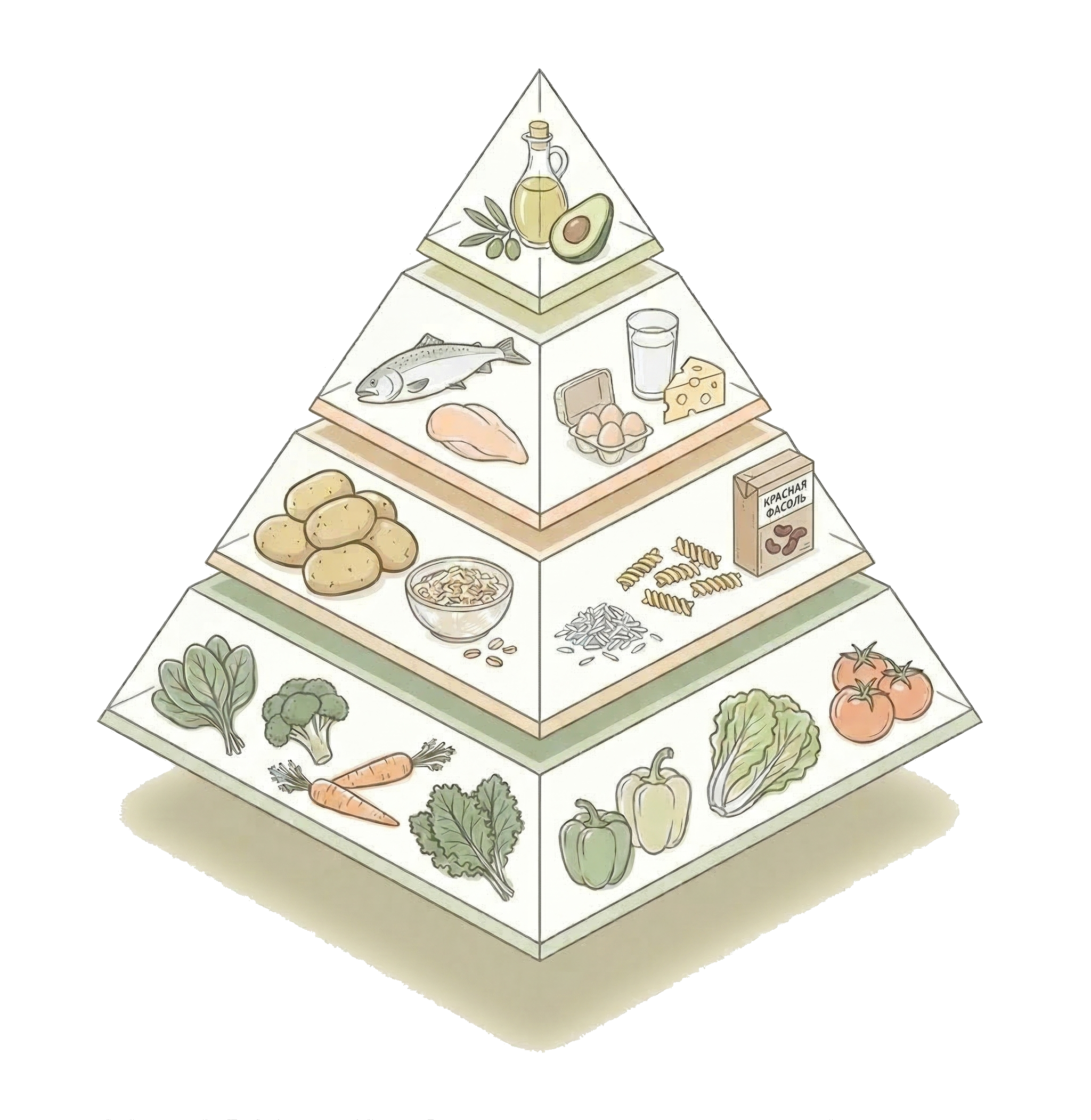 Пирамида питания курса